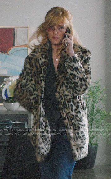 Beth Yellowstone Cheetah Windbreaker Beth Dutton Cheetah Coat
